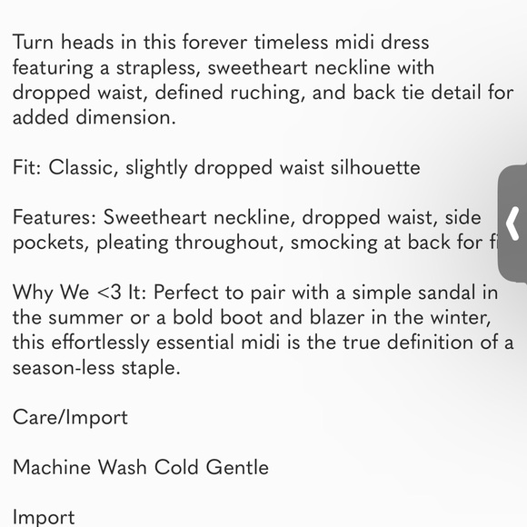 Free People Cohen Poplin Midi Dress- NWOT— Beautiful Lilac Color! - Picture 5 of 5